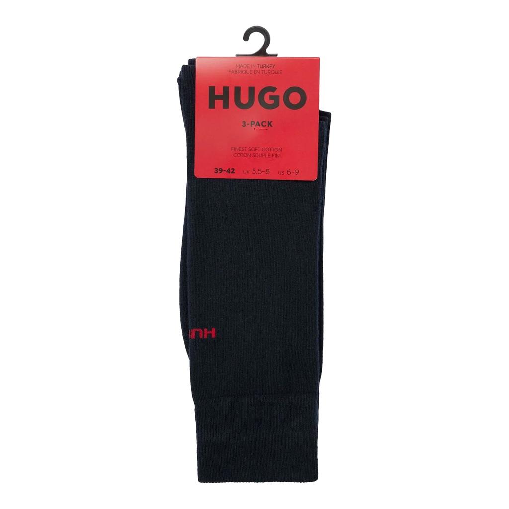 Hugo Mens Logo Socks (Pack of 3)