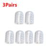 1-10Pair Transparent Silicone Toe Covers Women Gel Little Toes Protector Tube Foot Care Finger Caps Elasticity Prevents Blisters