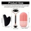 1/2/3pcs Ice Face Roller Facial Skincare Ice Roller Facial Roller GuaSha Face Tool Set Face Massage Roller Lifting Contouring