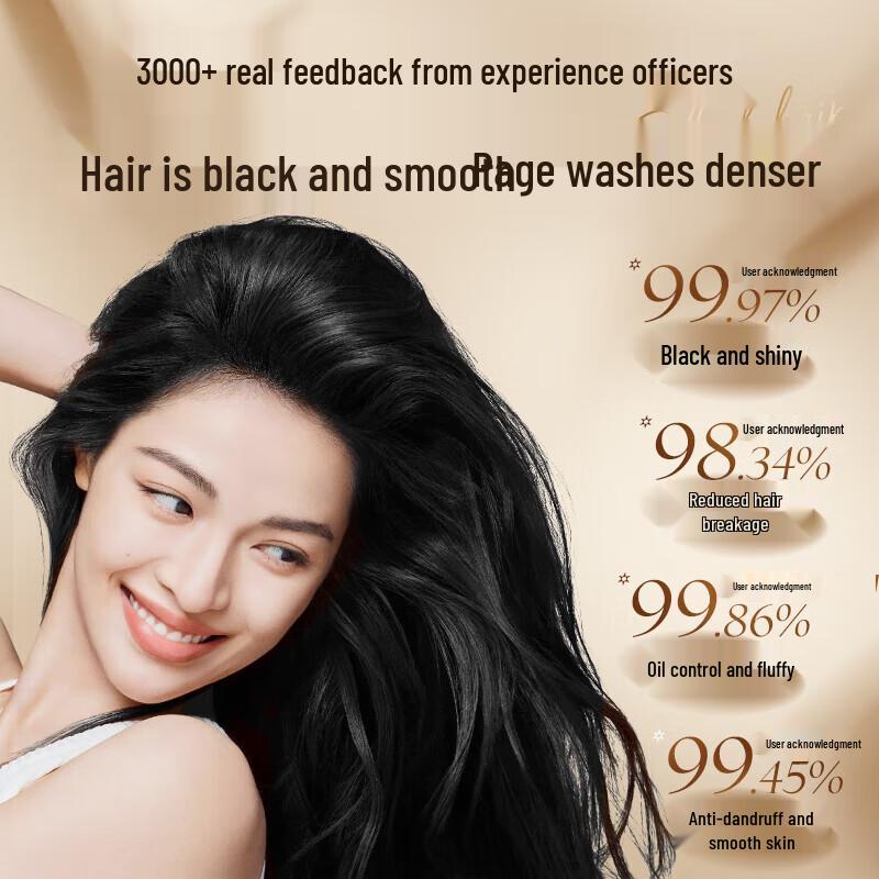 Korean Herbal Darkening & Anti-Dandruff Shampoo