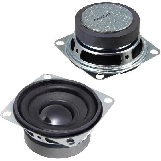 

2 Pack 2 8ohm 3w Full Range Speakers, DIY Speaker Kit for Replacement Speakers, Complicable with Arduino Speaker O-shaped 2 8ohm 3w