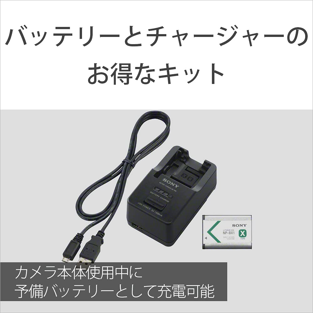 Sony Wiederaufladbares Akku-Pack Zubehör-Kit mit Ladegerät ACC-TRBX