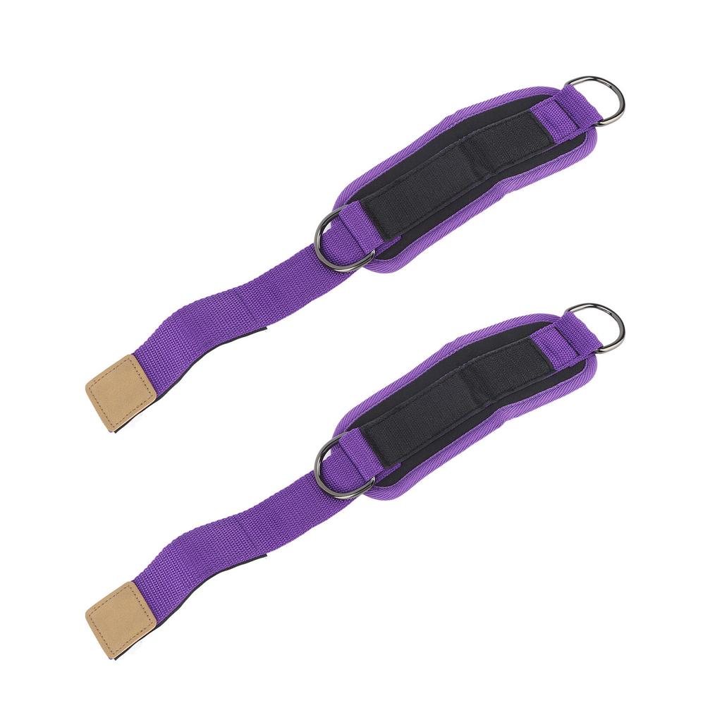 2PCS Ankle Strap for Cable Machine Kickbacks Iron D   Gym Ankle Cuff for Fitness Workout