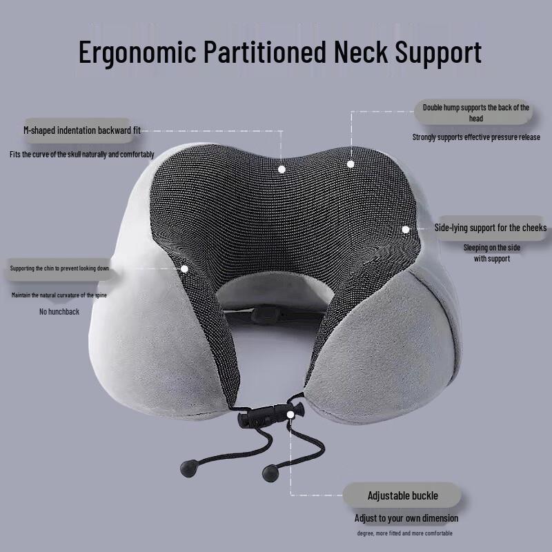 Portable Travel U-Shaped Neck Pillow