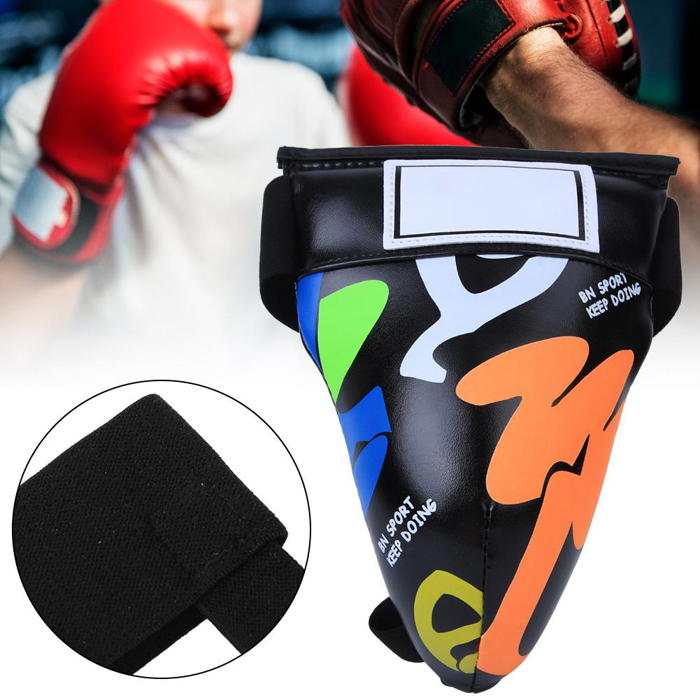 BN FIGHT Graffiti Children Jockstrap Groin Guard Protective Gear for Boxing Sanda Taekwondo