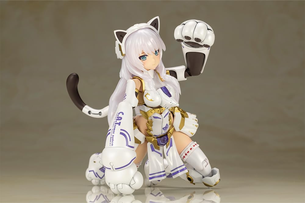 Kotobukiya Frame Arms Girl Durga I Armor 160mm Plastic Model Kit (Cat Ver.) - Approx. Tall, Non-scale