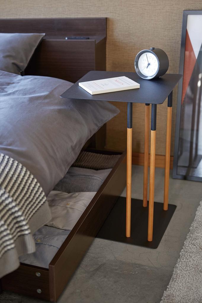 Yamazaki Jitsugyo Side Table Black W35XD35XH55cm Plain 4804 (Yamazaki)