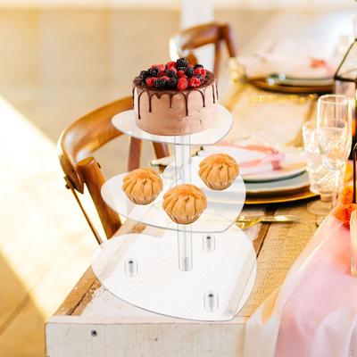 Cake Stand Cupcake Holder Rack Serving Tray Decorative Shelf Dessert Display Plate for Wedding