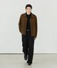 IL CORSO Faux Suede Trucker Jacket Brown