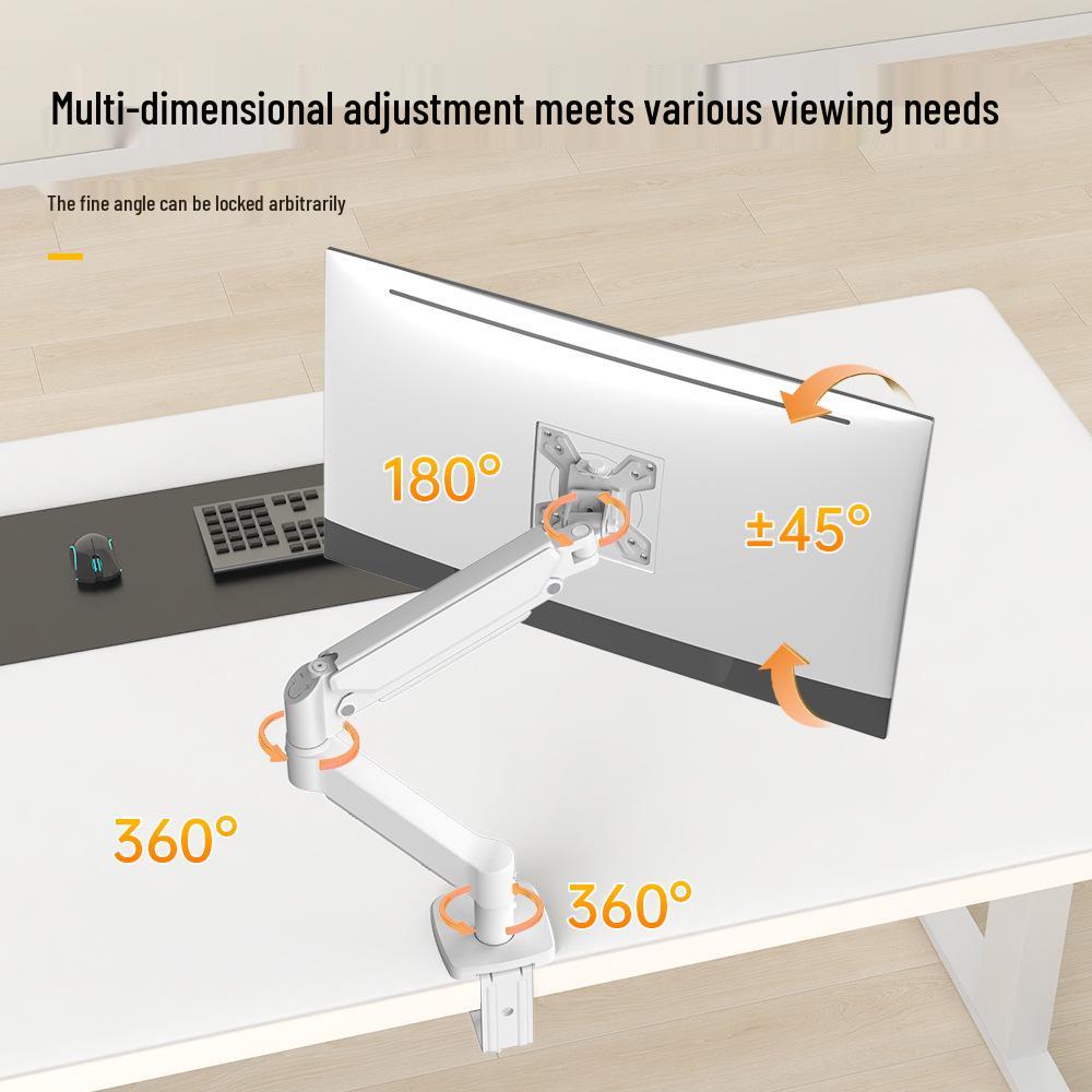 Ke Hao Multi-Functional Dual Screen Monitor Stand with Gas Spring, Single/Dual Arm, Universal Mount