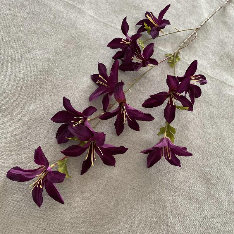 Silk Zephyr Realistic Lily Single Stem For Table Decoration Photography Prop