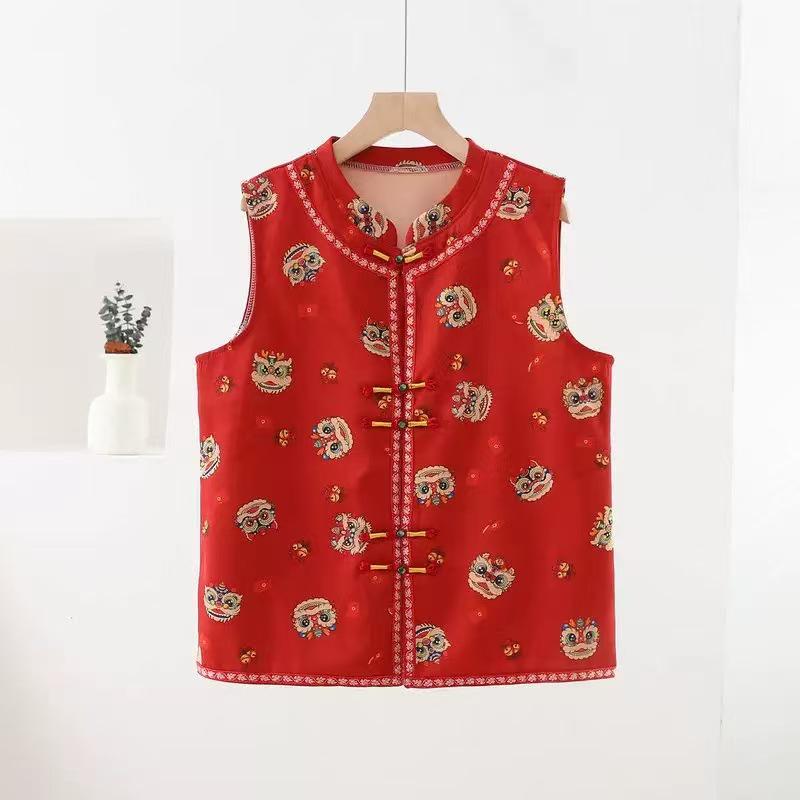 Women's Autumn/Winter Retro Slimming Jacquard Vest