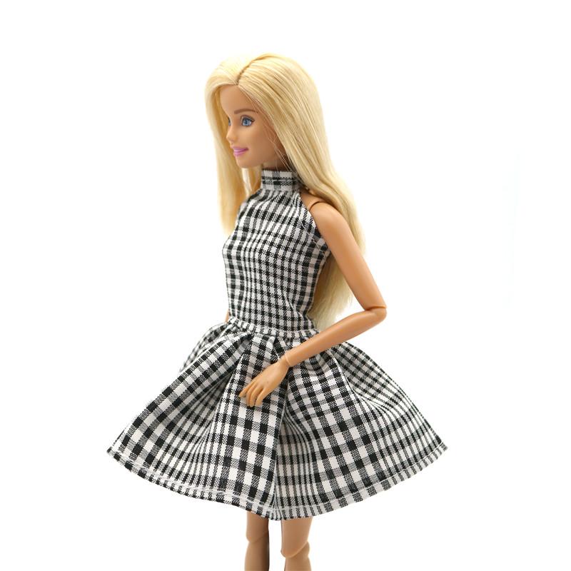 Gonna scozzese alla moda, carina principessa, bambole, vestiti, accessori, puzzle, giocattoli, ragazze, regalo
