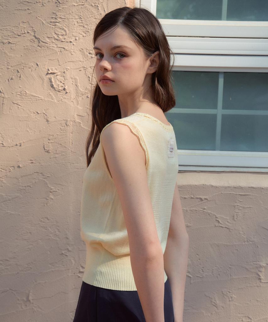 Aueonoseuteljia Delia Sleeveless Knit_Light Yellow(Oc26Kn24)