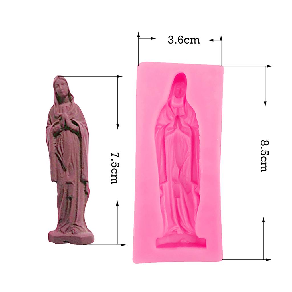 Silicone Cross Mold Fondant For DIY Baking Pastry Art Candy Clay Cake Decorating Chocolate Tool
