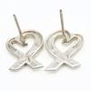 Used TIFFANY&Co. Pierce Loving heart Silver925 2.4g Silver Paloma Picasso