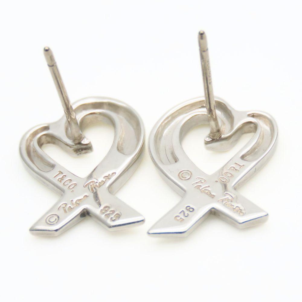 Used TIFFANY&Co. Pierce Loving heart Silver925 2.4g Silver Paloma Picasso