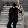 Men's Oversized Casual Blazer - Single Breasted Notched Lapel Relaxed Fit Suit Jacket