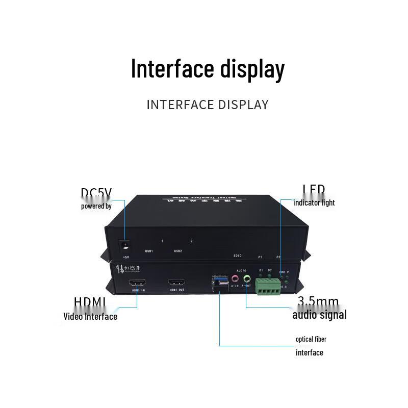 Hengdesheng HDMI Fiber Optic Extender Pair