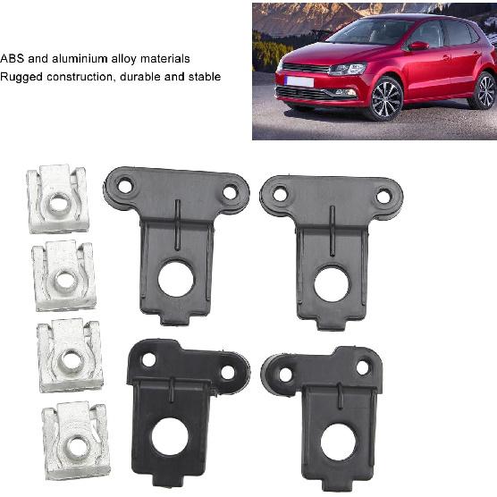 Pyhodi Headlight Tab Repair Kit, Left Right Side Headlight Headlamp Bracket Tab Repair Kits, Aluminium Alloy Simple Installation Scratch Resistant
