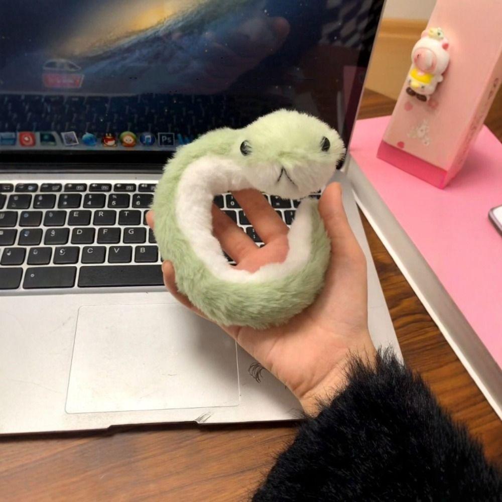 Small Green Snake Plush Toy Year Of The Snake Animal Snake Dolls Bag Decor Stuffed Snake  Kids Toy