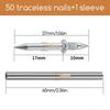 Double-Headed Skirting Nails Upgraded Thread Seamless Nails for Skirting Boards, Invisible No Trace Safety Screws