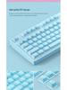 PBT Horizon Doppelwand Milchreis Gelee Tastenkappen - Transluzentes Mechanisches Tastatur Set