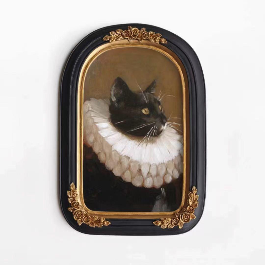 

Chinese Vintage Style French Botanical Floral Arched Frame Classic Wall Art Print Home Decor Gift for Moving House 18X25.5CM