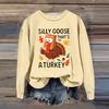 Women's Fashion Casual Long Sleeve Loose  Printed Sweatshirt