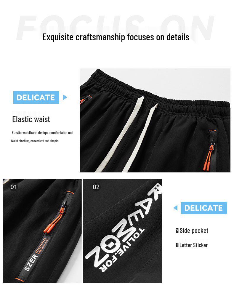 2026 High-Quality Men's Quick-Drying Loose Shorts Plus Size