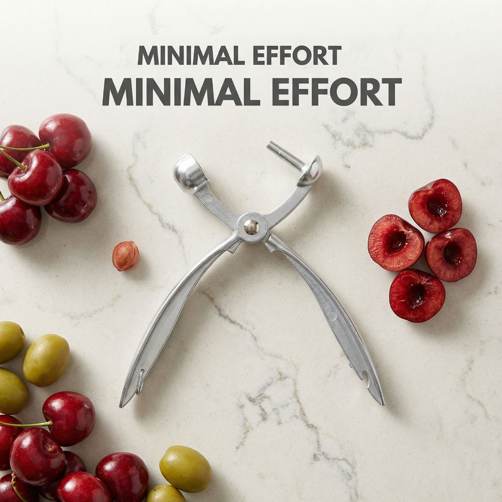 Aluminum Alloy Cherry Pitter with Lock Olive Core Remover Fruit Corer Food Preparation