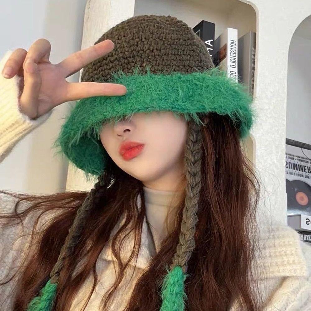 

Симпатичная шапка-бини, утолщенная тюбетейка, модная плюшевая шапка