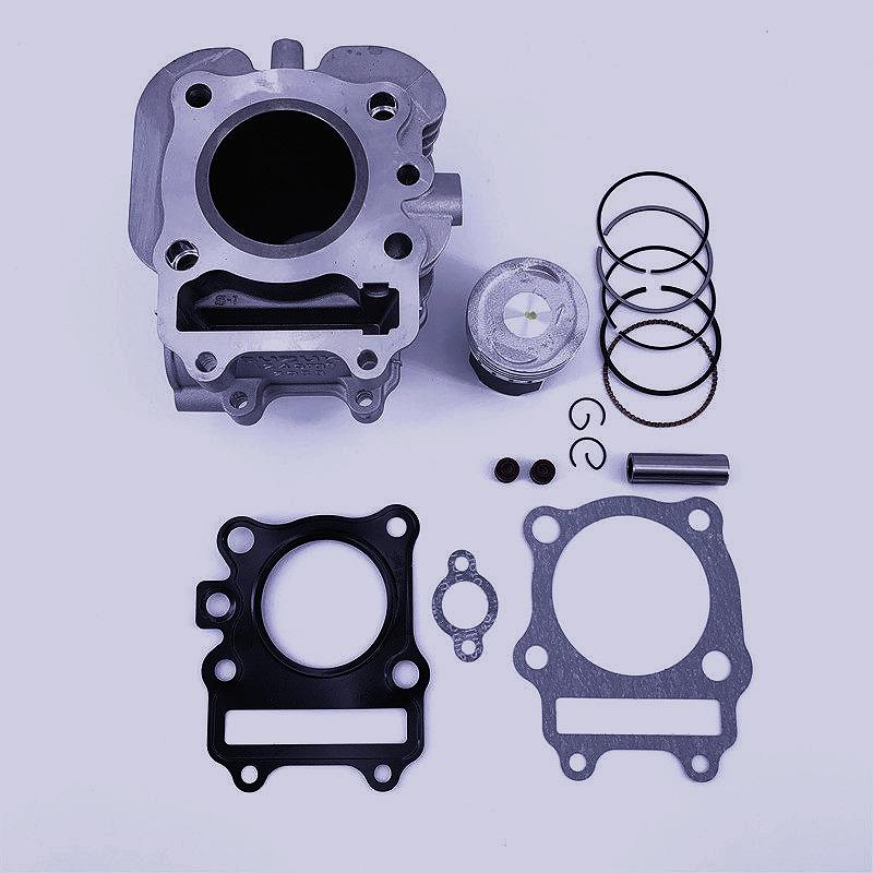 Neptune HS125T/AN125 Cylinder Kit: Includes Red/Blue/Gold Juxing Cylinder Block, Piston Ring, and Mid-Repair Gasket.