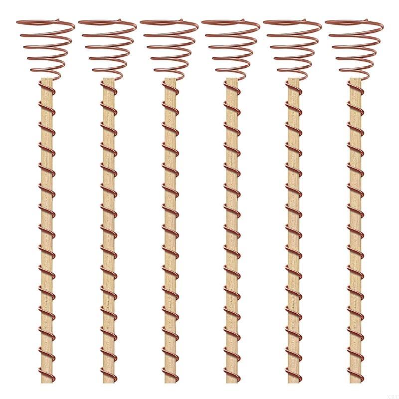 6/8/10Pcs Electroculture Plant Stakes Coppers Garden Stakes Electroculture Garden X3UC