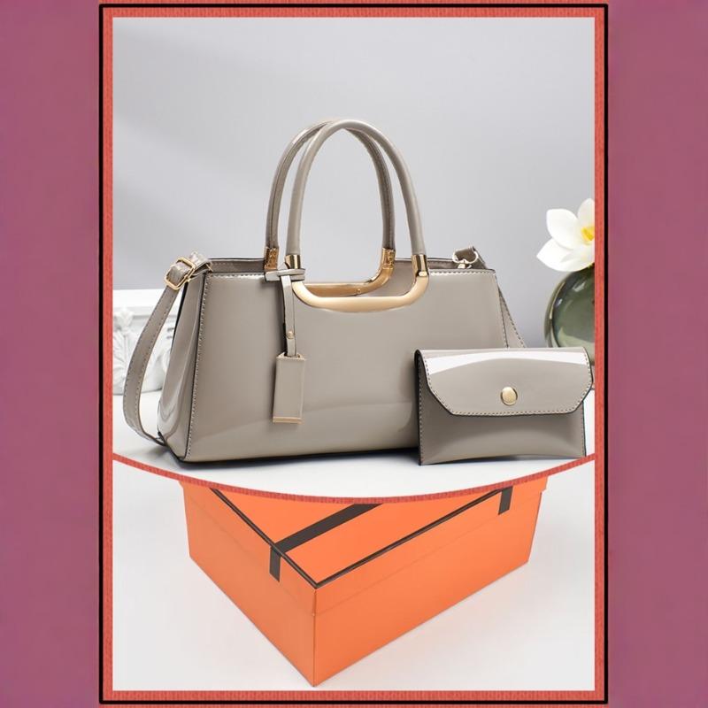 Bolso de mujer nuevo, simple y de moda, de charol brillante, bolso bandolera de novia, bolso de mano, bolso de cena para mujer