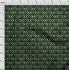 oneOone Cotton Flex Green Fabric Geometric Quilting Supplies Print Sewing Fabric By The Yard 40 Inch