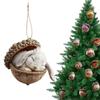 Acrylic Animal Ornaments Glossy Finish and Lightweighted for Christmas Tree Decors Festival Atmosphere Family Gatherings