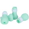 4pcs AntiScratch Cat Foot Covers Adjustable Silicone Pet AntiOff Claw Shoes Boots Cover(Mint Green )