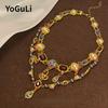 Fashion Jewelry Vintage Temperament Colorful Multi Layer Necklace For Women Wedding Gifts Delicate Design Accessories