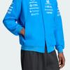 Adidas Originals X Mercedes-Amg Collaboration Petronas Formula 1 Team Blue Wonder Harrington Jacket Men Jacket KT-5125