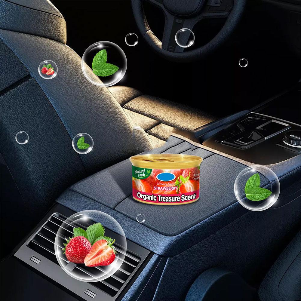 Car Air Fresheners Long-Lasting Car Flavoring Deodorizing Car Wood Block Aromatherapy Pleasant Refreshing Car Interior Supplies