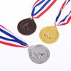 6.5Cm Medal Sports Rewards With Neck Ribbon Metal Winner Medals Competition Award Football Medal For Talent Show Party Race