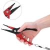 Stainless Steel Red Black Lightweight Convenient Fishing Plier Scissors Fish Grip Tackle Tool