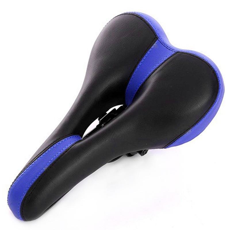 

Pu Leather Oversized Bike Seat Soft Comfortable Shock-Absorbing Wide Bicycle Saddles Wide Bike Saddles For Cycling Cushion синий