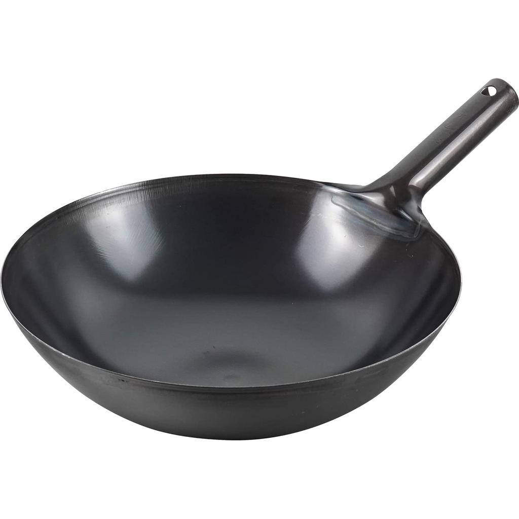 Wahei Freiz Authentic Beijing Hot Pot Wok 33cm Gas Iron Pot Frying Pan Professional Specification Made In Japan Ajido AD-658