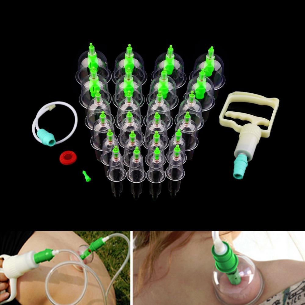 12 Cups Medical Vacuum Cans Body Cupping Cups Cellulite Suction Cup Therapy Back Massage Relax Anti-cellulite Massager