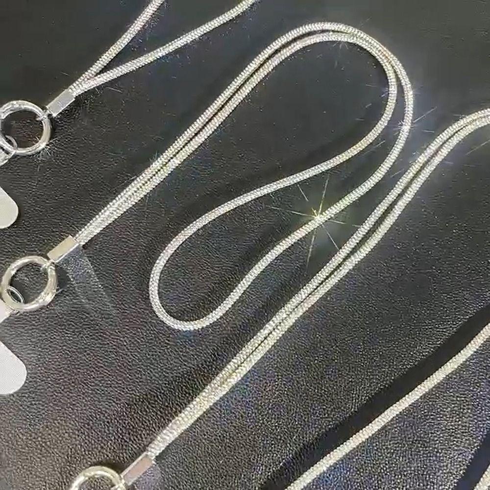 Bling Bling Phone Anti-lost Rope Crystal Hanging Cord Phone Case Chain Straps  Phone Accessories