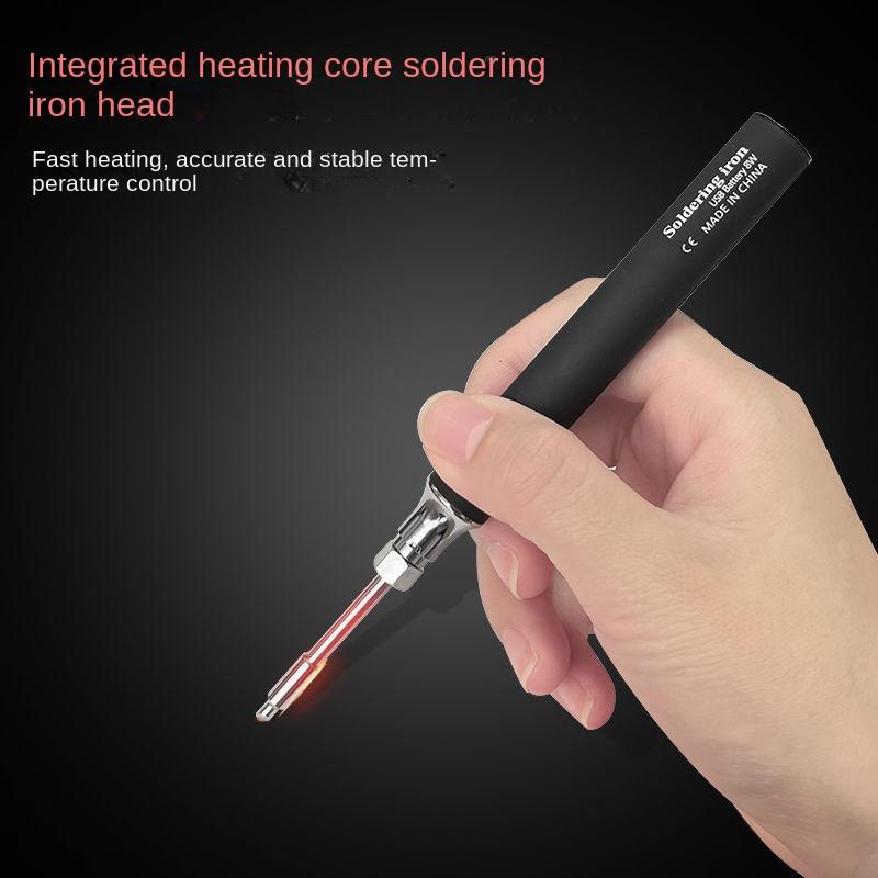 USB Rechargeable Electric Soldering Iron, Mini DIY Electric Welding Pen, Wireless Convenient Welding Small Soldering Iron.