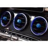 2025 Hot Racing Grills Alloy Car Central Air Conditioning Vent Outlet Ring Trim Cover Stickers For Mercedes Benz C GLC Class W20