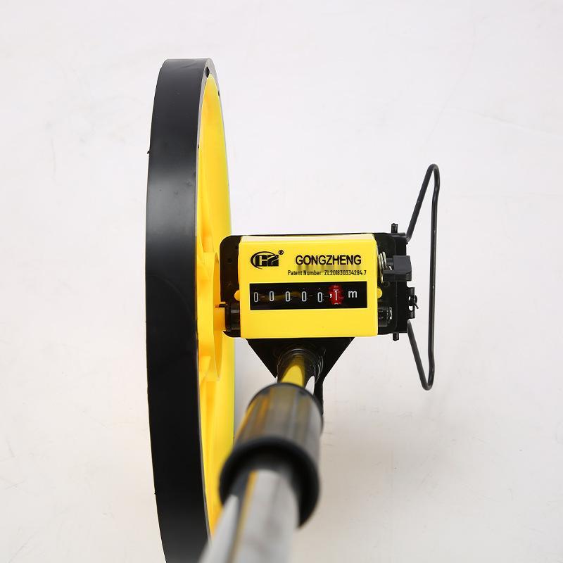 Folding Hand-Push High-Precision Outdoor Measuring Wheel with Rubber-Coated Large Wheel